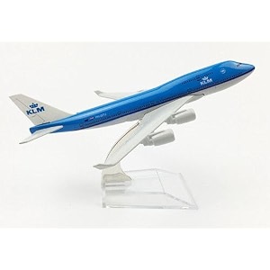 kids metal diecast aeroplane scale model size size -16 cm -1pc - for display onlyklm airlines multicolor
