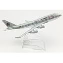 Kids Metal Diecast Aeroplane Size -16 Cm Scale Model, 1Pc - For Display Ony (Qatar Airways), White