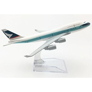 metal diecast aeroplane scale model size -16 cm -1pc - for display only cathay pacificallmulticolor