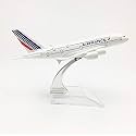 Diecast Metal Aeroplane Scale Model, Size -16 Cm -1Pc - For Display Only (Airbus 320), Multicolour