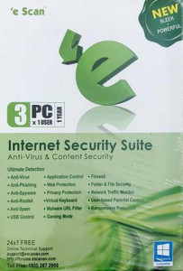 ESCAN Internet Security 3 User 1 Year