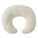 ESEN Plus Size Nursing Pillow and Body Positioner for Breast Feeding and Bottle Feeding, Ultra Soft Baby Breastfeeding Pillows with Removable Nursing Pillow Cover for Mom and Baby (Beige)