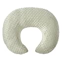 ESEN Plus Size Nursing Pillow and Body Positioner for Breast Feeding and Bottle Feeding, Ultra Soft Baby Breastfeeding Pillows with Removable Nursing Pillow Cover for Mom and Baby (Brown)