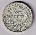 Eshop 1 rupee 1835 William Silverplated Fancy India Medieval Coin Collection (1835 Coins)