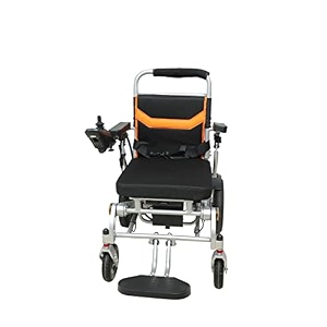 wheel chair easy folding wheel chair  reclining i led dipper i battery lithium powered attendant controller wheelchair  aluminum frame material electromagnetic brake flip up armrest