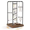 EsLuker.ly Earring Necklace Holder Organizer Rotating Jewelry Display Stand