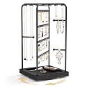 EsLuker.ly Earring Necklace Holder Organizer Rotating Jewelry Display Stand