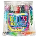 Espeez 36 Tie Dye Rock Candy Sticks – Individually Wrapped Colorful Crystal - Assorted Flavors - Classic Nostalgic Treat for Parties, Candy Buffets, Weddings, Birthdays, Baby Showers &amp; Gift Bags