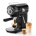 XIXUBX Espresso Machine 20 Bar, Compact Coffee Maker with Milk Frother Steam Wand Professional Espresso Coffee Machine with Removable Water Tank, Latte Cappuccino Machine for Home Office Use