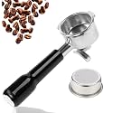 Espresso Portafilter 54mm Double Spout Compatible with Breville Bambino Plus (BES500) Infuser (BES840XL) 54mm Breville Barista Series-ABS Handle - Stainless Steel Filter Basked Included
