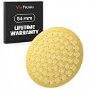 Espresso Puck Screen 53.4mm – 316 Stainless Steel Portafilter Filter Screen – Micro-Perforated Coffee Puck Screen for Even Extraction (Gold)
