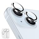 ESR 2 Pack Camera Lens Protector for iPhone 15/15 Plus/14/14 Plus, Ultra-tough HD Individual Lens Protectors, Scratch Resistant, Ultra-thin Tempered Glass, Armorite Series, Clear