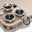 ESR Ultra-tough HD Camera Lens Protectors for iPhone 16/15/14 Pro Max/Pro, Ultra-thin Tempered Glass, 1 Pack, Desert Titanium Shimmer