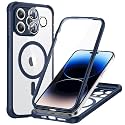 ESR for iPhone 14 Pro Max Case with Screen Protector, Clear Blue