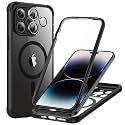 ESR for iPhone 14 Pro Max Case with Screen Protector, Clear Black