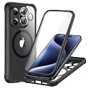 ESR for iPhone 15 Pro Case with Screen Protector, Clear Black