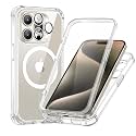 ESR for iPhone 15 Pro Max Case with Screen Protector, Clear