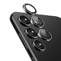 ESR for Samsung Galaxy S23/S23 Plus (2023) Camera Lens Protectors, Individual Lens Protectors, Scratch-Resistant Ultra-Thin Tempered Glass with Aluminum Edging, Galaxy S23 Case Friendly, 1 Set, Black