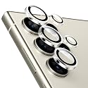 ESR for Samsung Galaxy S24 Ultra Camera Lens Protector, Individual Lens Protectors, Scratch-Resistant Ultra-Thin Tempered Glass with Aluminum Edging, Case Friendly, 1 Set, Clear