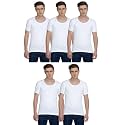ESSA Men39s Cotton Vest in Timeless White