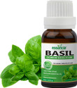 essancia Basil Essential Oil For Hair Care, Skin Care, Face, Mosquito Bites, Body Massage, Insect-Repellent, Difffuser & Aromatherapy. 100% Natural, Undiluted, Pure & Therapeutic Grade Essential Oil. (15 ml)