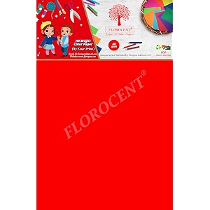 florocent bright neon colored unruled a4 size fluorescent paper both side colour 80 gsm100 sheets packing set of 1 packet for school amp office stationery home art amp craft red