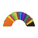 FLOROCENT Neon Fluorescent Paper, Double-Sided Bright Colors, 80 GSM, Assorted (10 colors x 10 sheets), A4, 100 Sheets