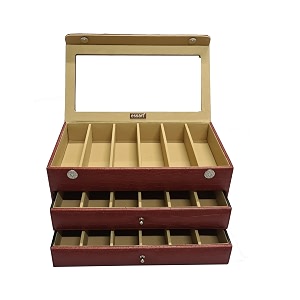 essart faux leather luxury sunglass storage case premium leather eyewear organizer box elegant protective case for men amp women sunglasses luxury chashma box