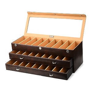 essart faux leather luxury sunglass storage case premium leather eyewear organizer box elegant protective case for men amp women sunglasses luxury chashma box