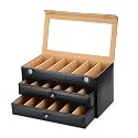 essart Faux Leather Luxury Sunglass Storage Case Premium Leather Eyewear Organizer Box Elegant Protective Case for Men &amp; Women Sunglasses luxury chashma box