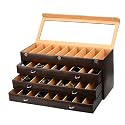 essart Faux Leather Luxury Sunglass Storage Case Premium Leather Eyewear Organizer Box Elegant Protective Case for Men &amp; Women Sunglasses luxury chashma box