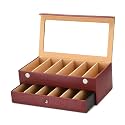 essart Faux Leather Luxury Sunglass Storage Case Premium Leather Eyewear Organizer Box Elegant Protective Case for Men & Women Sunglasses luxury chashma box