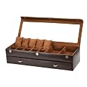 essart Faux Leather Luxury Sunglass Storage Case Premium Leather Eyewear Organizer Box Elegant Protective Case for Men &amp; Women Sunglasses luxury chashma box