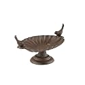Esschert Design FB162 Cast Iron Pedestal Birdbath