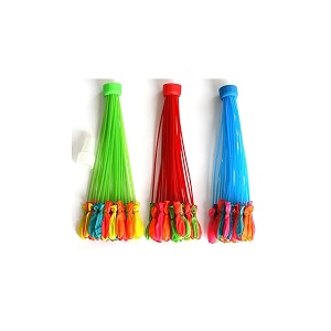 111 pcs automatic tie multicoloured magic water balloons with pipe adapter