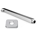 ESSE18 (SAS-18) Square Shower Arm | Premium Stainless Steel Shower Arm for Overhead Showers | Chrome Finish (18 INCH)