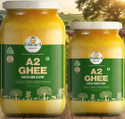 THE ESSENCE PANTRY A2 Gir Cow Ghee 500G + A2 Gir Cow Ghee 1L Bilona Method | Pure, Natural Ghee | Ghee Glass Bottle (1.5 L)