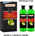 Essensity Fruit Vinegar Ammonia Free 10 Minutes Hair Color Colour Gel -C, Dark Brown