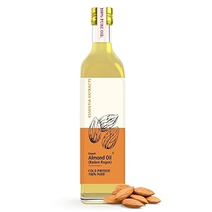 essentia extracts almond oil for babies body amp hair massage pure amp cold-pressed 100 ml
