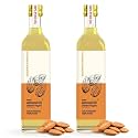 ESSENTIA EXTRACTS Combo Of 2 Almond Oil Glass Bottles For Babies, Body & Hair Massage, Pure & Cold-Pressed (100 Ml + 100 Ml)