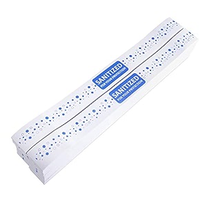 essential 1000 pcs printed toilet seat band 16-1234 long x 1-1234 wide