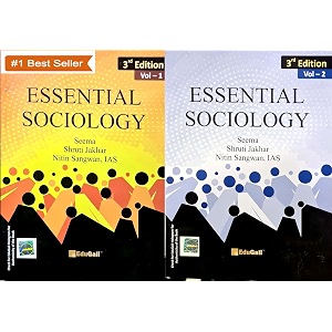 essential sociology - vol 1 amp 2 - 3rded - combo set of 2 books - 2024ed for 2025 exams - with hologram original books - top grade paper amp print