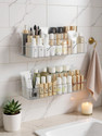 ESSPY Drill-Free Shower Caddy Self-Adhesive Plastic