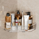 ESSPY No-Drill Triangle Corner Shelf Wall-Mounted