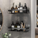 ESSPY Stainless Steel 2 Tier Wall Shelf