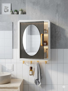 ESSPY Wall Mounted Bathroom Mirror Cabinet Storage