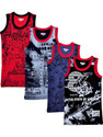 ESTEEM Vest For Boys & Girls Cotton (Multicolor, Pack of 4)