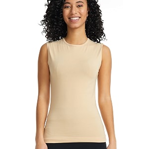 ESTEEZ Womens Sleeveless Fitted Tank Top -