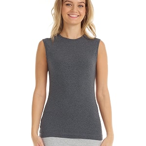 ESTEEZ Womens Sleeveless Fitted Tank Top -