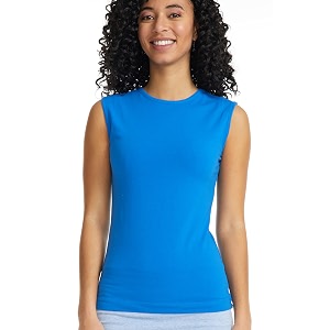ESTEEZ Womens Sleeveless Fitted Tank Top -